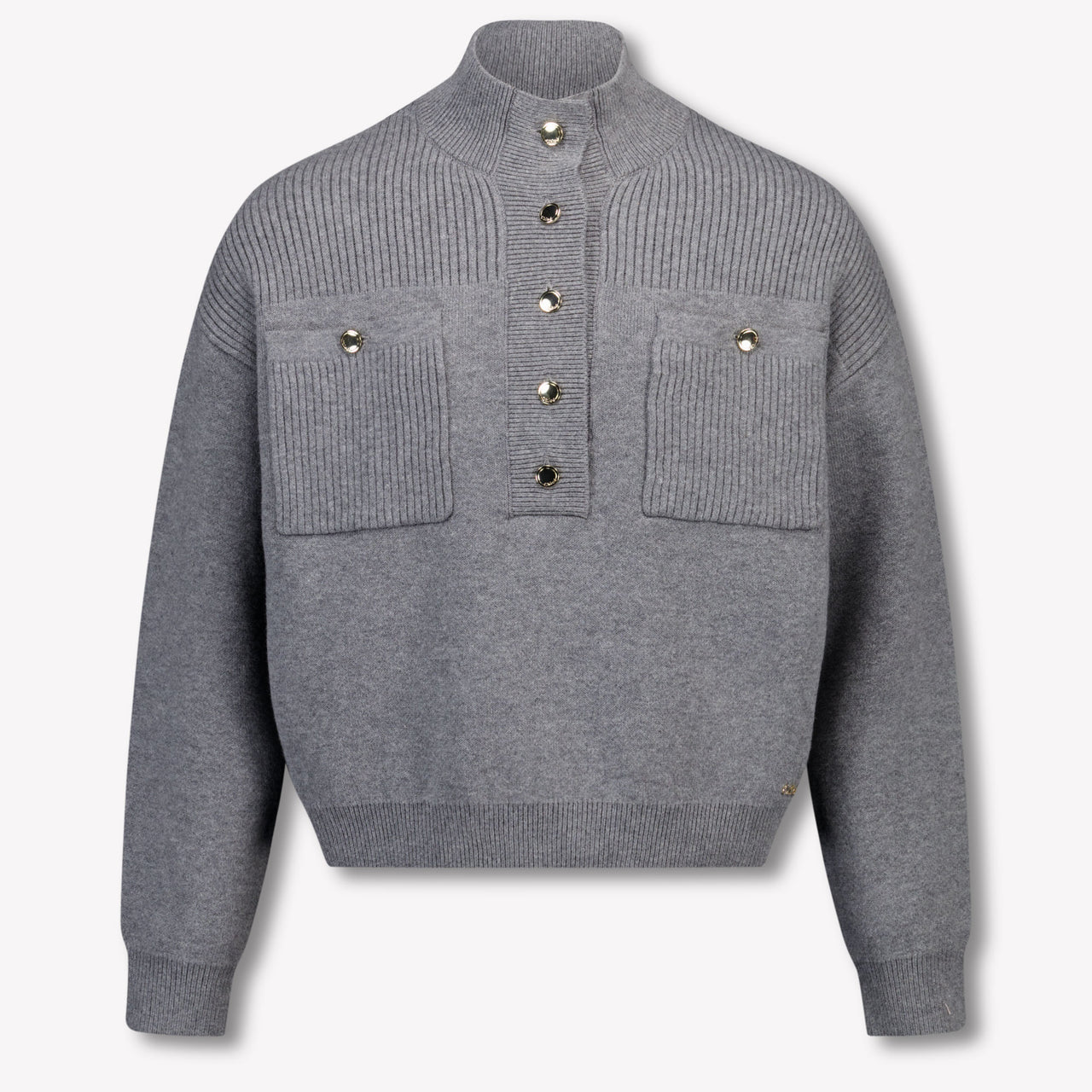 Chloe Kids Girls Sweater Gray