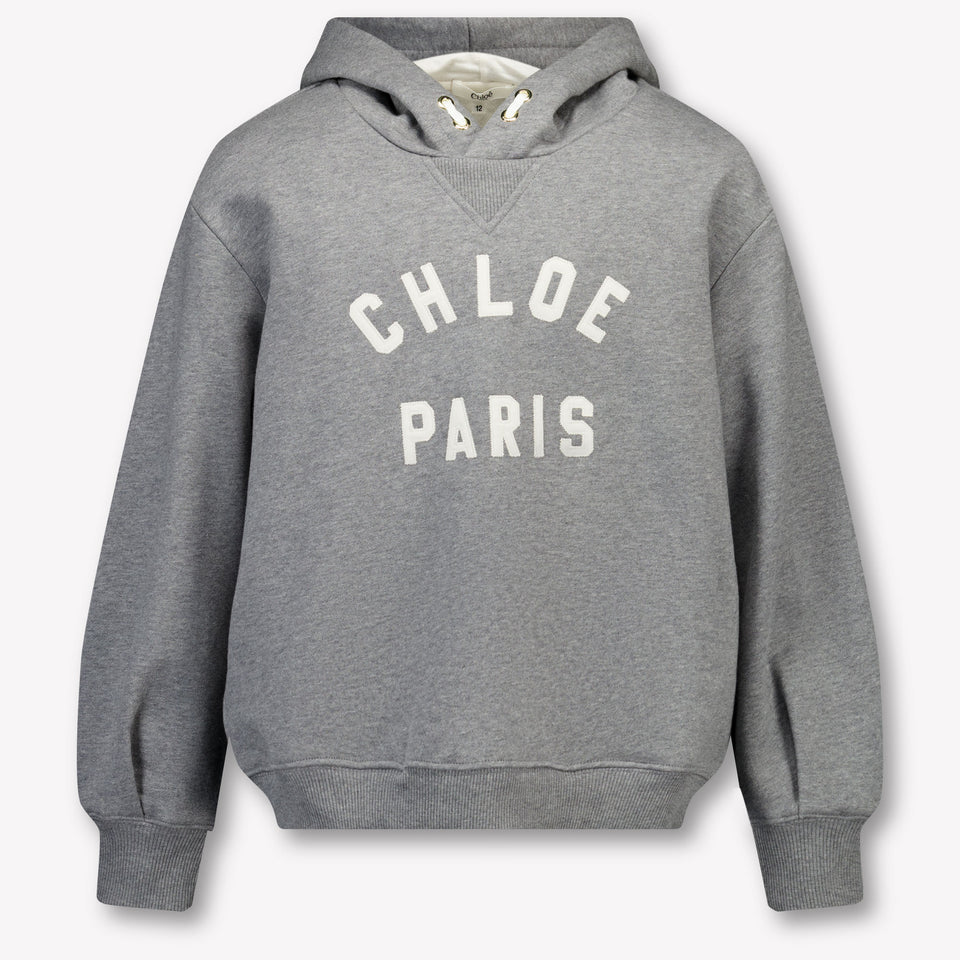 Chloe Kids Girls Sweater Gray