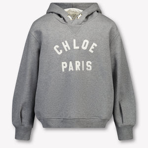 Chloe Kids Girls Sweater Gray