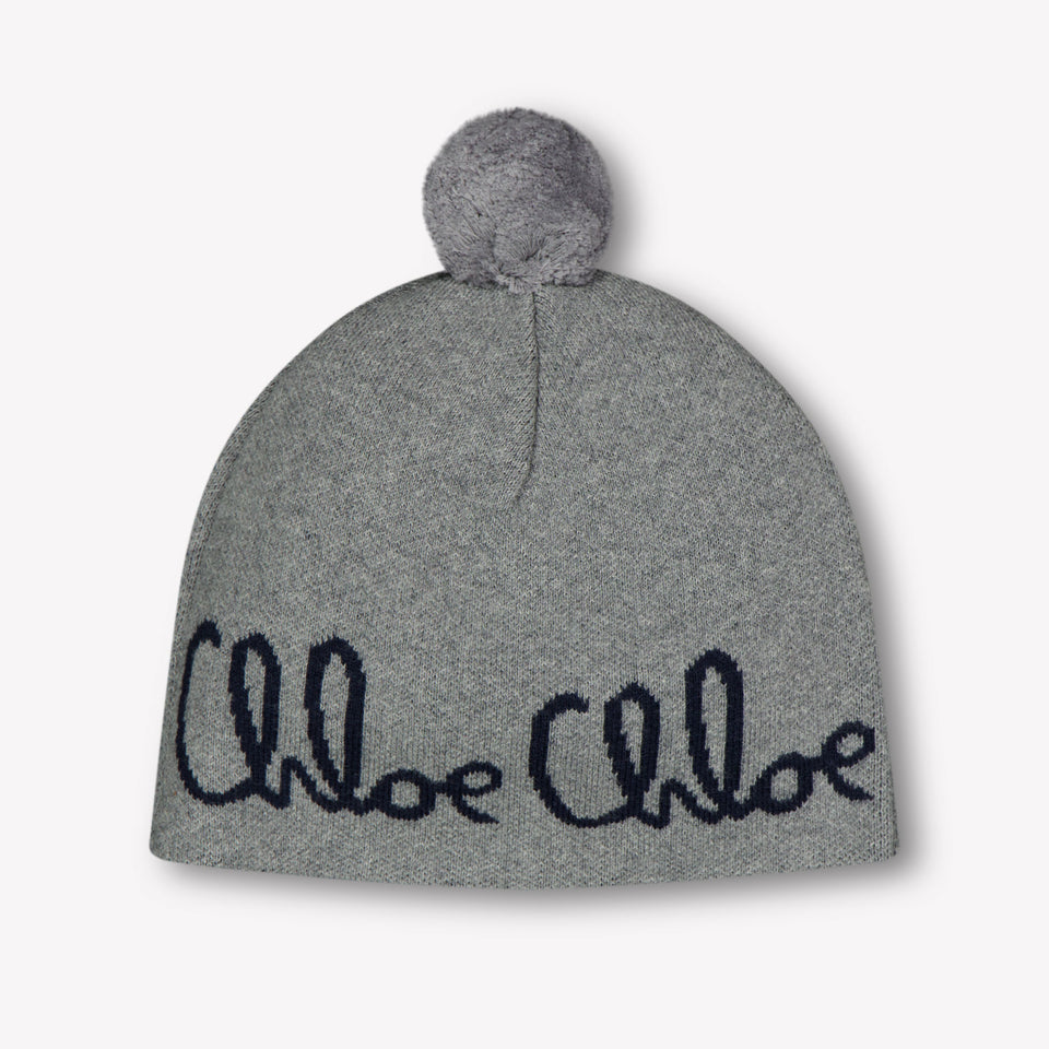 Chloe Kids Girls Hat Gray
