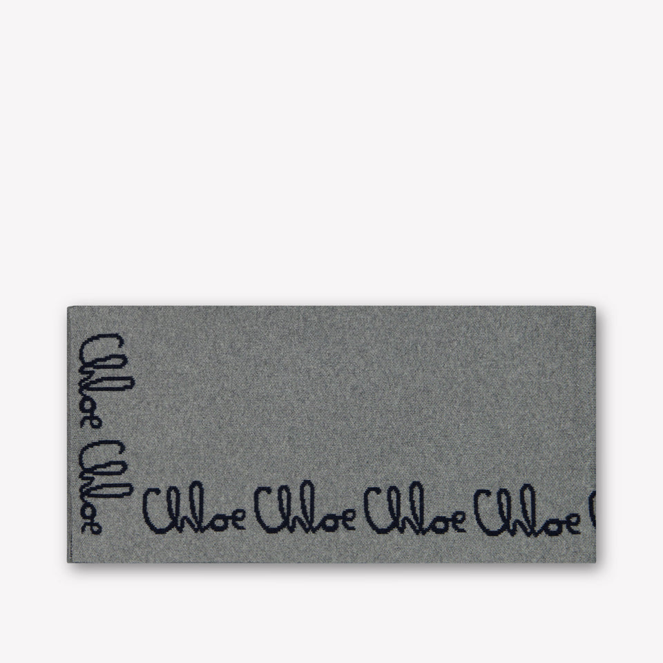 Chloe Kids Girls Scarves  Gray