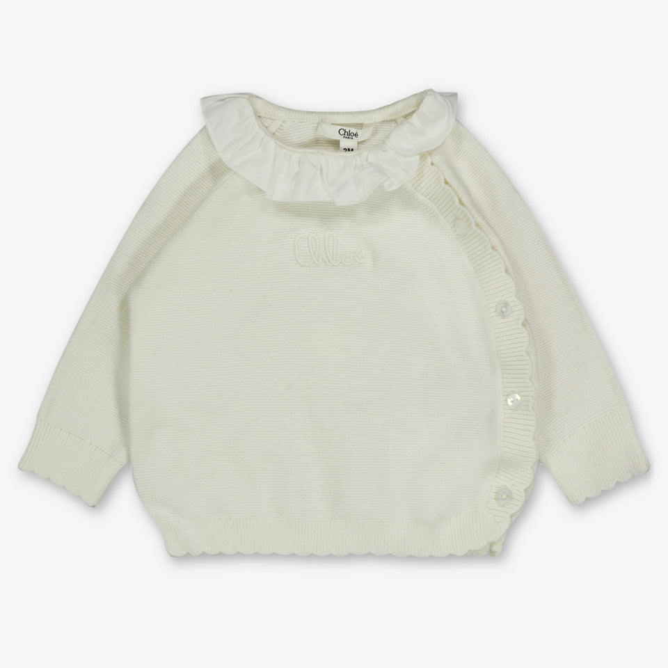 Chloe Baby Meisjes Boxpakje In Off White