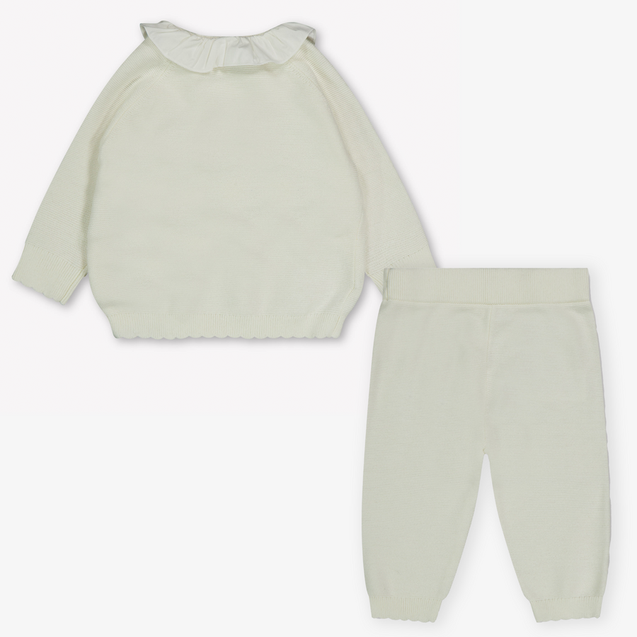 Chloe Baby Girls Playsuit  Offwhite