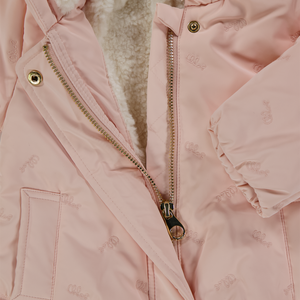 Chloe Baby Girls Winter Jacket  Light Pink