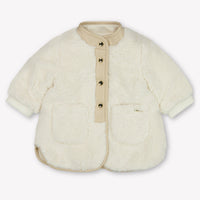 Chloe Baby Meisjes Faux Fur Jas in Offwhite