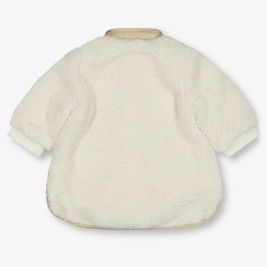 Chloe Baby Meisjes Faux Fur Jas in Offwhite