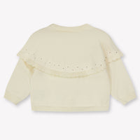 Chloe Baby Girls Vest  Offwhite