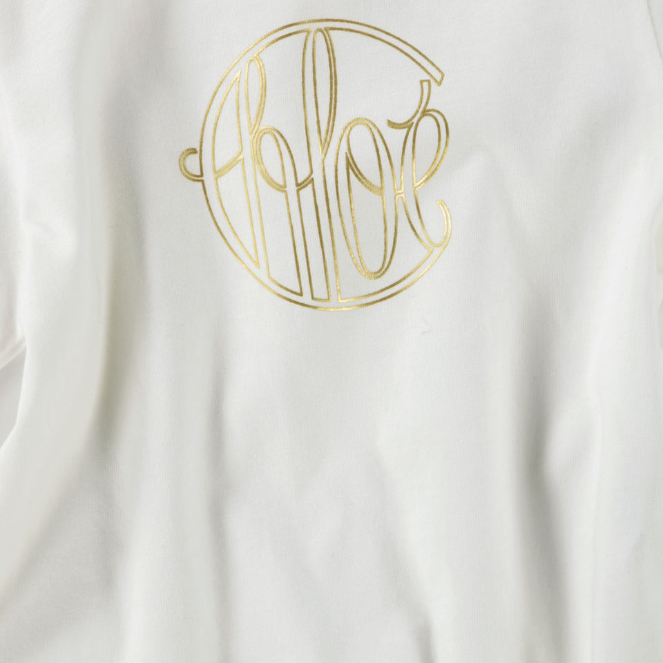 Chloe Baby Girls T-Shirt  Offwhite