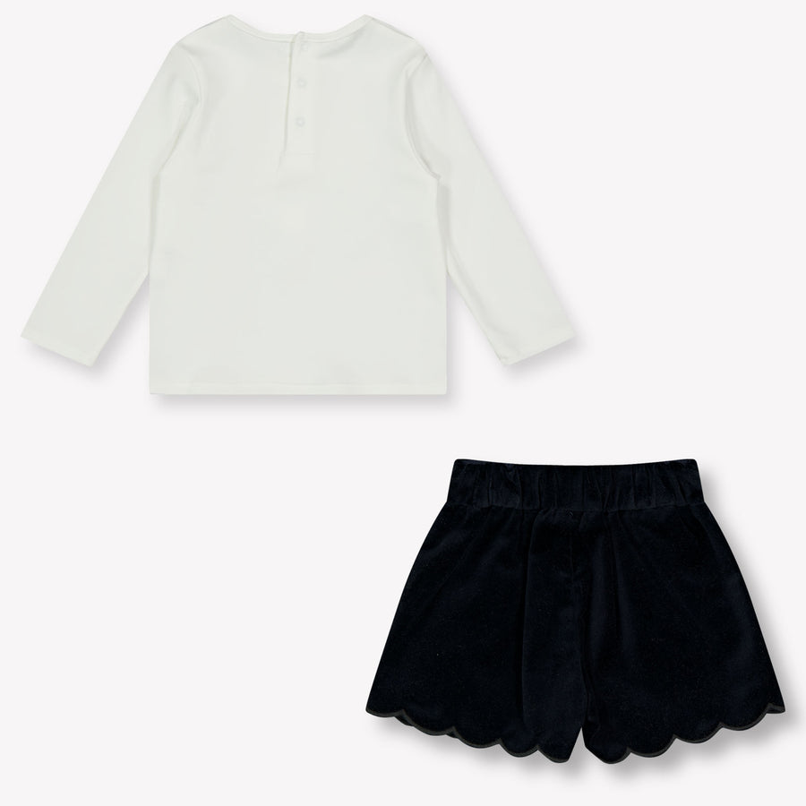 Chloe Baby Girls Set  Navy