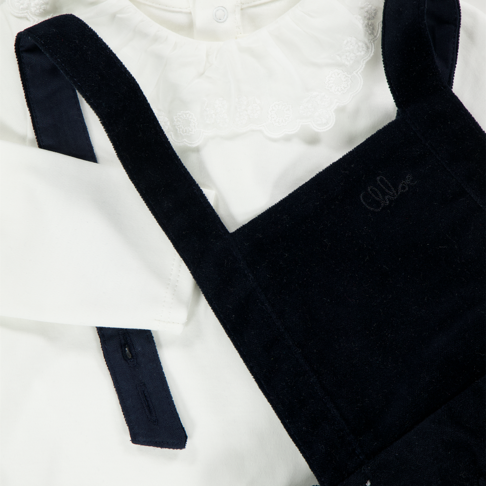 Chloe Baby Meisjes Setje In Marine
