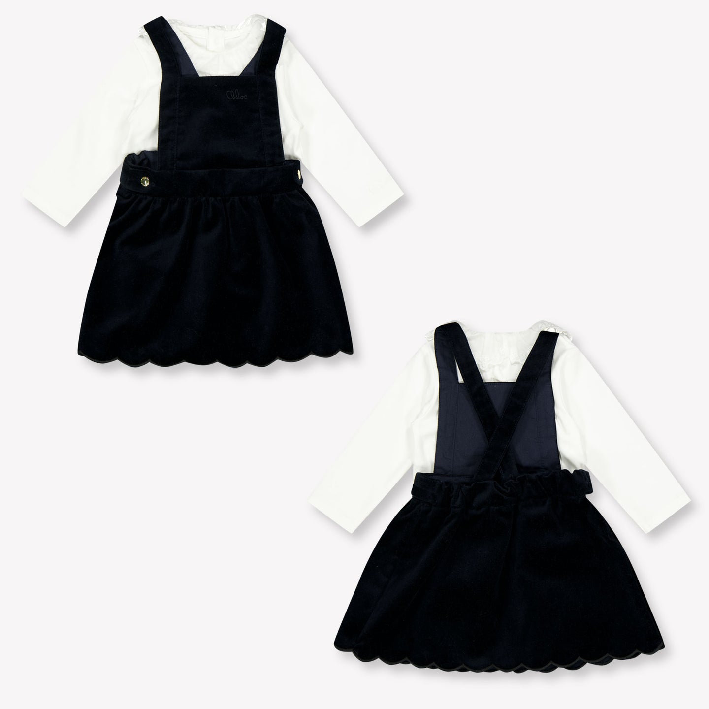 Chloe Baby Meisjes Setje In Marine