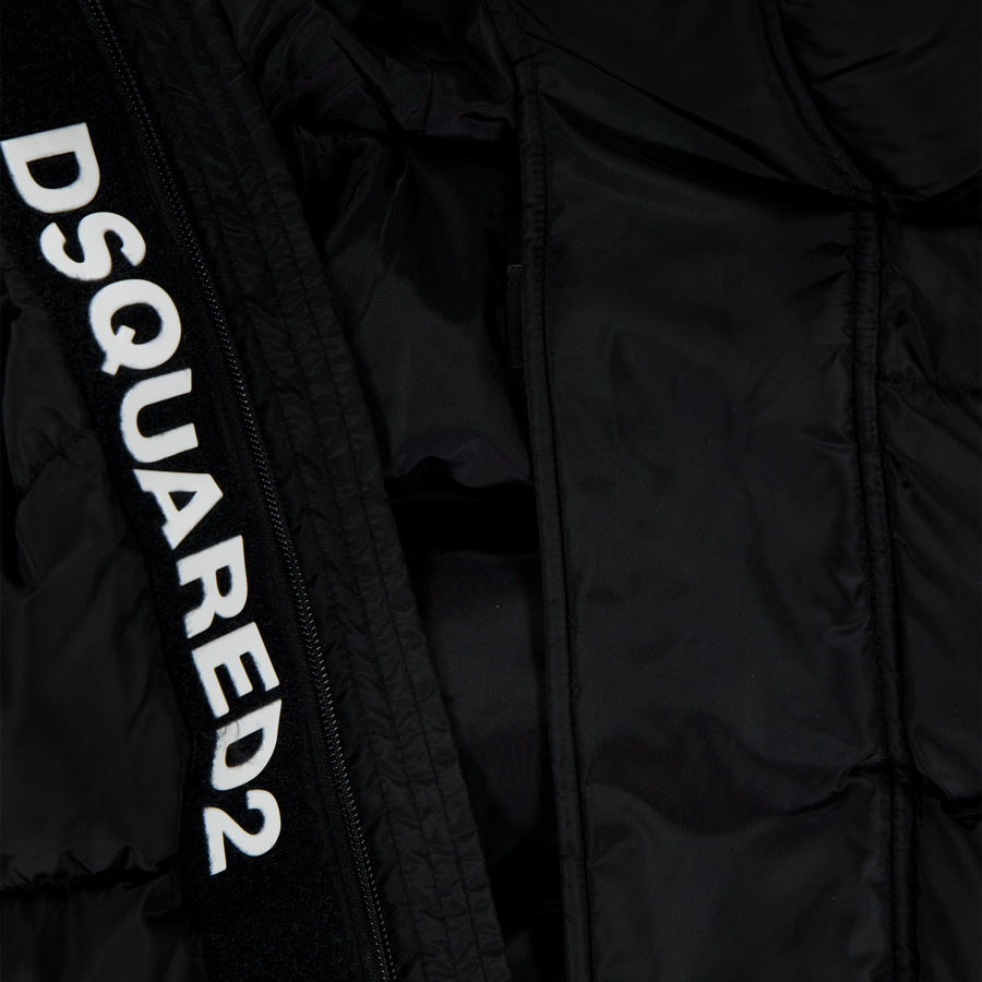 Dsquared2 Kids Unisex Winter Jacket  Black