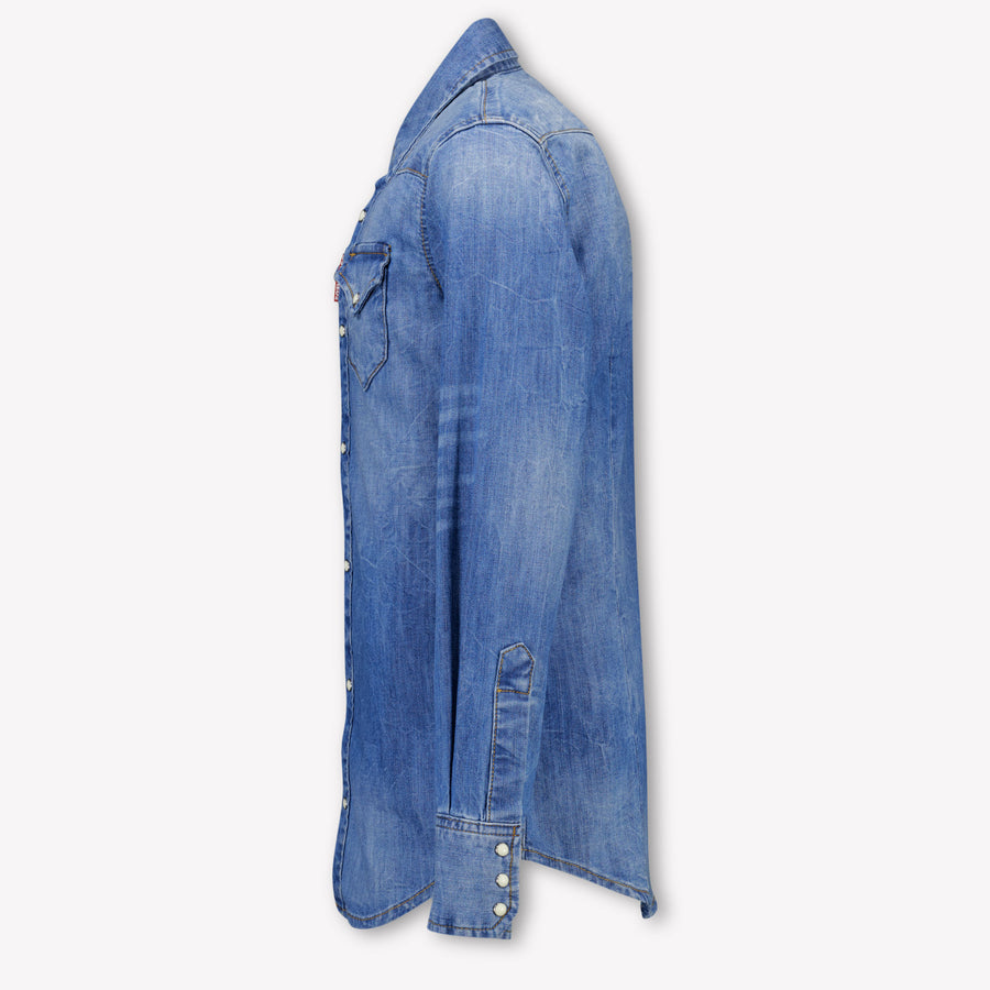 Dsquared2 Kinder Unisex Blouse In Blauw