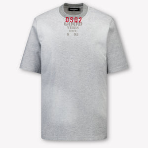 Dsquared2 Kinder Unisex T-Shirt In Licht Grijs
