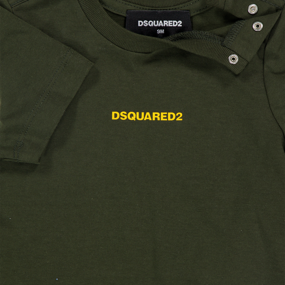 Dsquared2 Baby Boys T-Shirt  Army