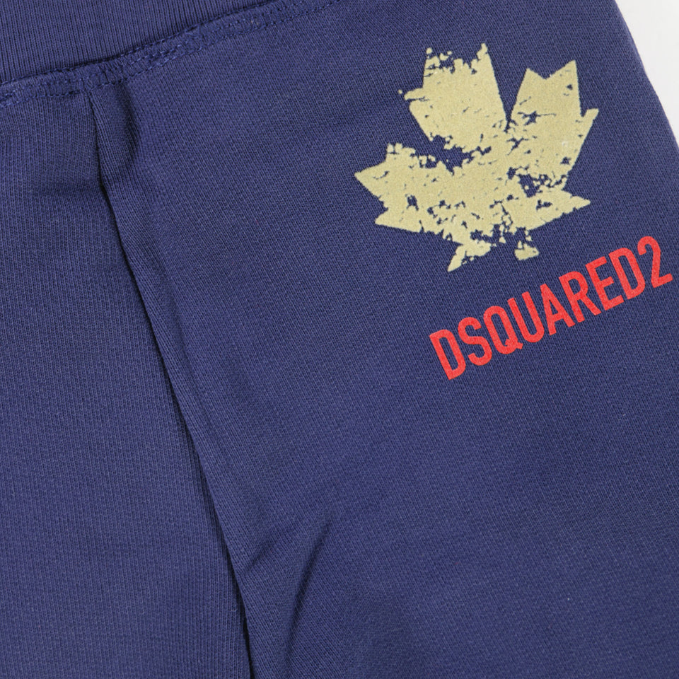 Dsquared2 Baby Jongens Broek In Cobalt Blauw