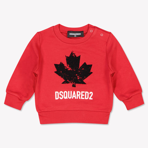 Dsquared2 Baby Jongens Trui In Rood