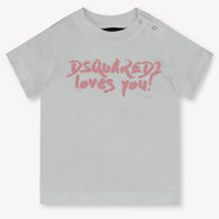 Dsquared2 Baby Meisjes T-Shirt In Wit