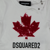 Dsquared2 Baby Unisex T-Shirt In Wit