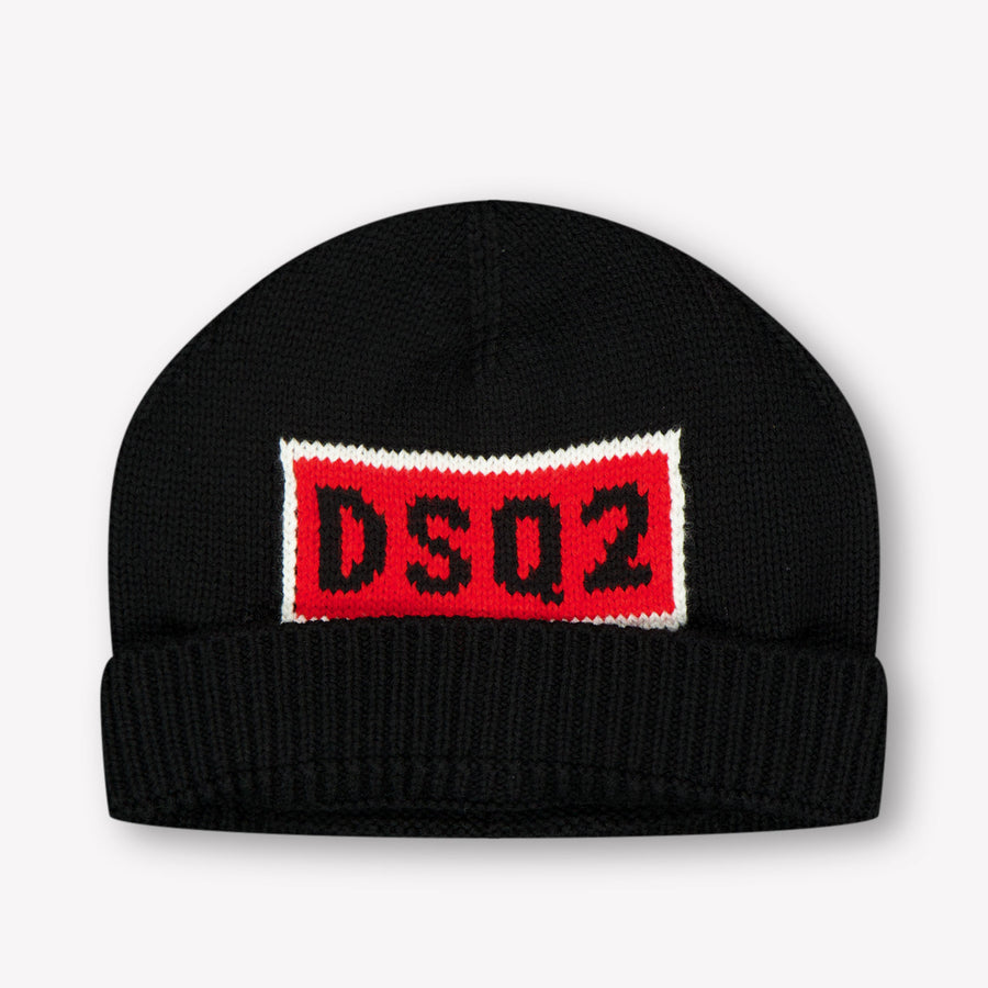Dsquared2 Baby Unisex Muts In Zwart