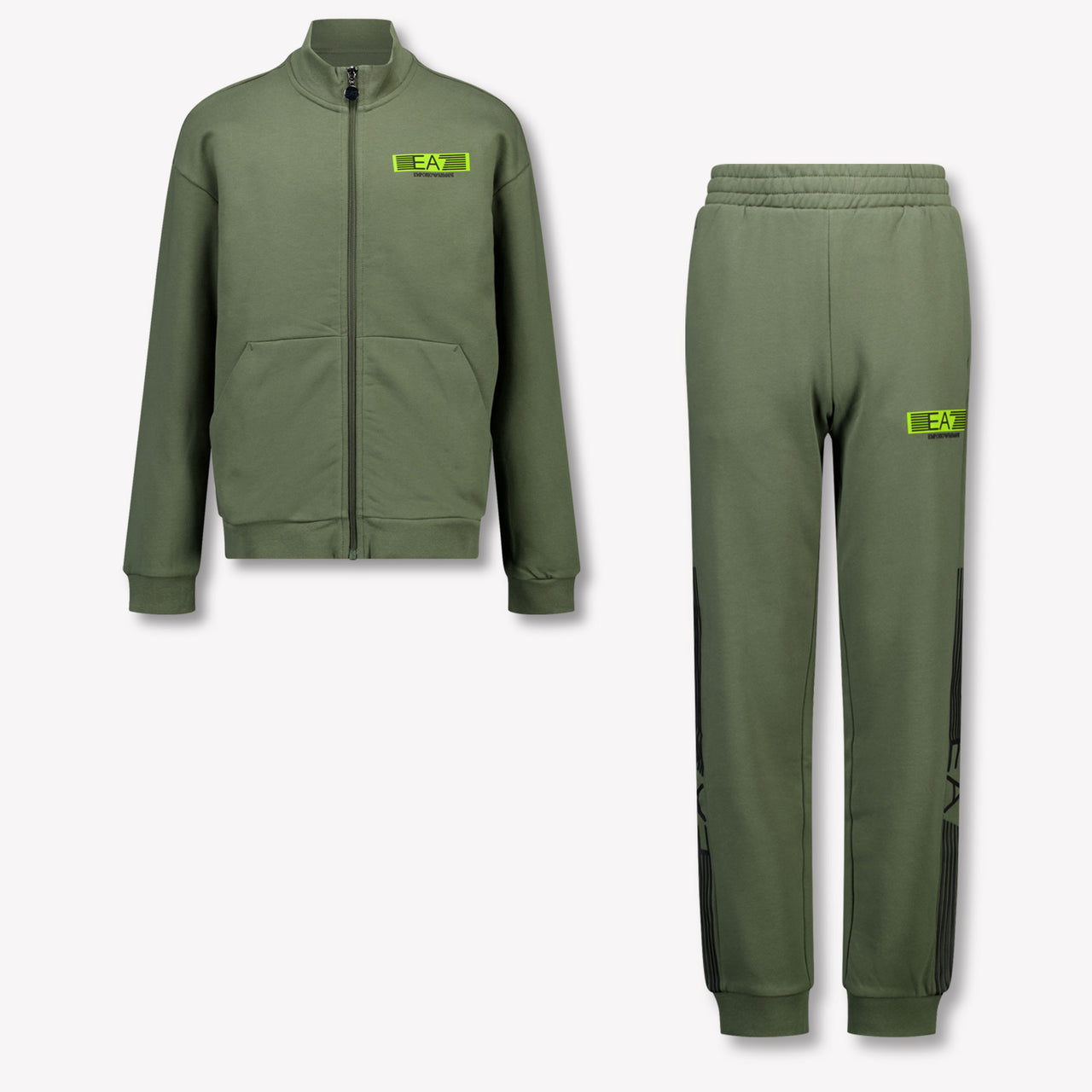 EA7 Kids Boys Tracksuit  Army