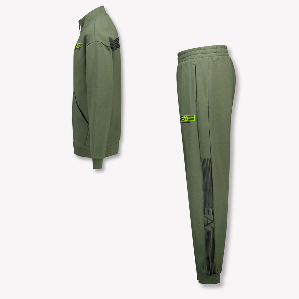 EA7 Kids Boys Tracksuit  Army
