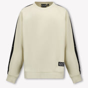 EA7 Kinder Jongens Trui In Off White