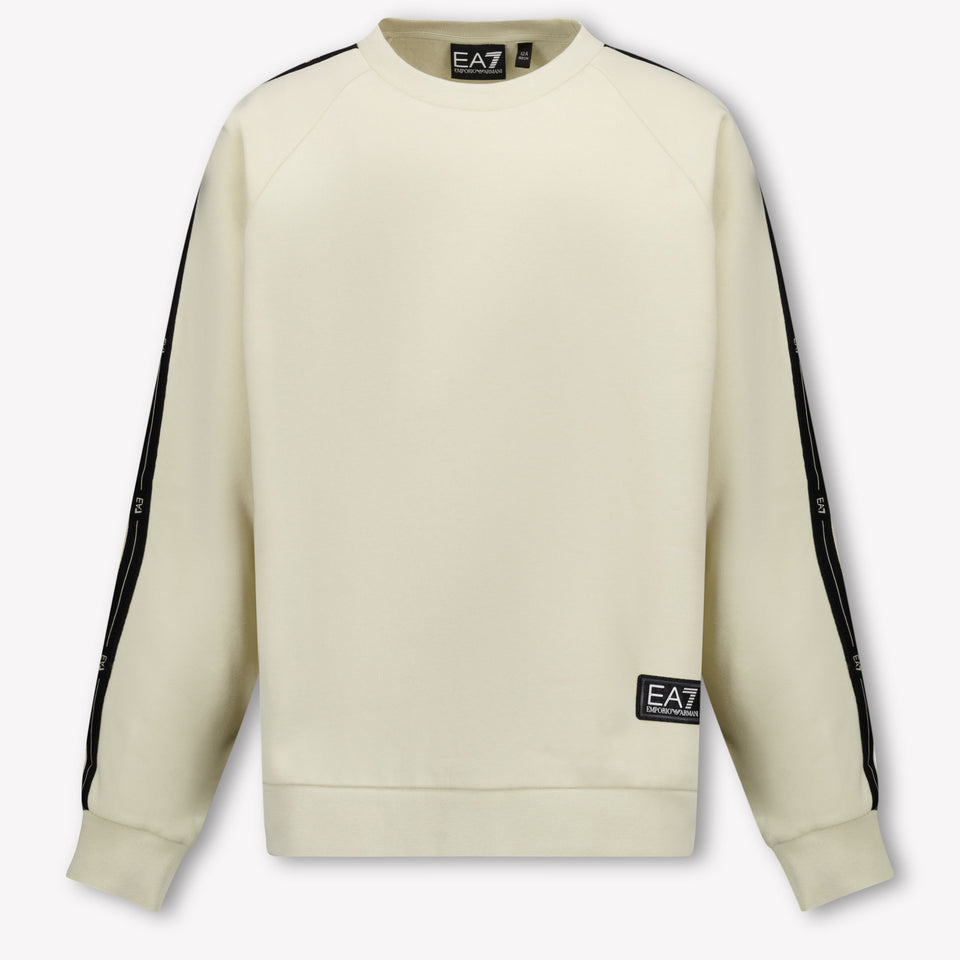 EA7 Kinder Jongens Trui In Off White