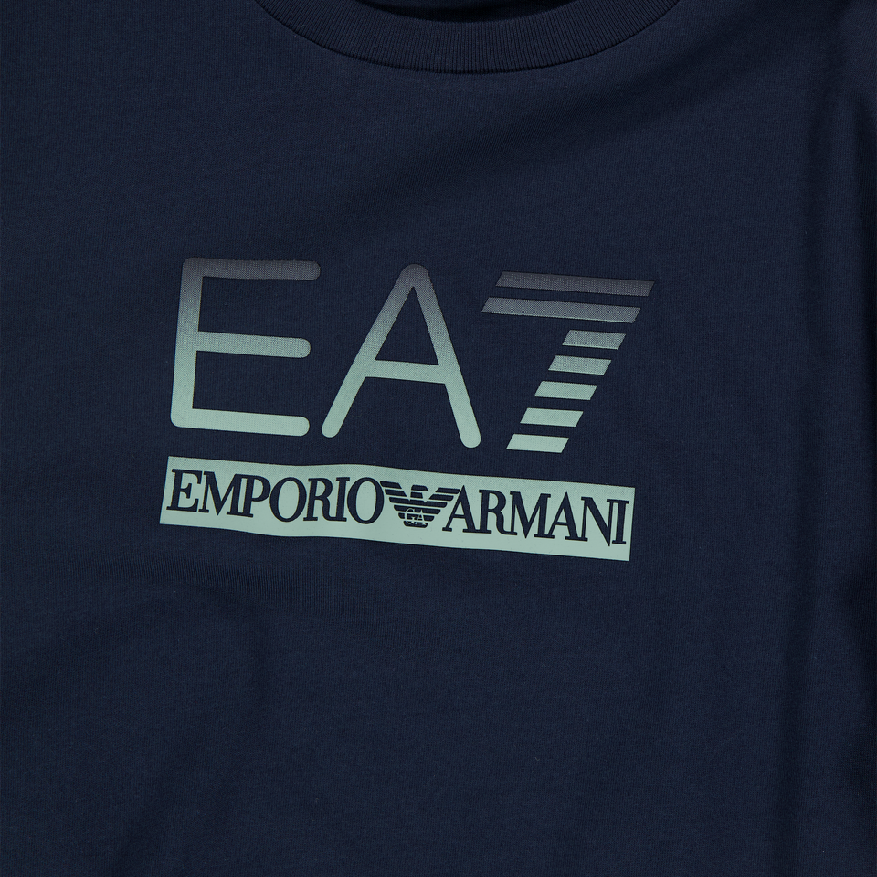 EA7 Kinder Jongens T-Shirt In Navy