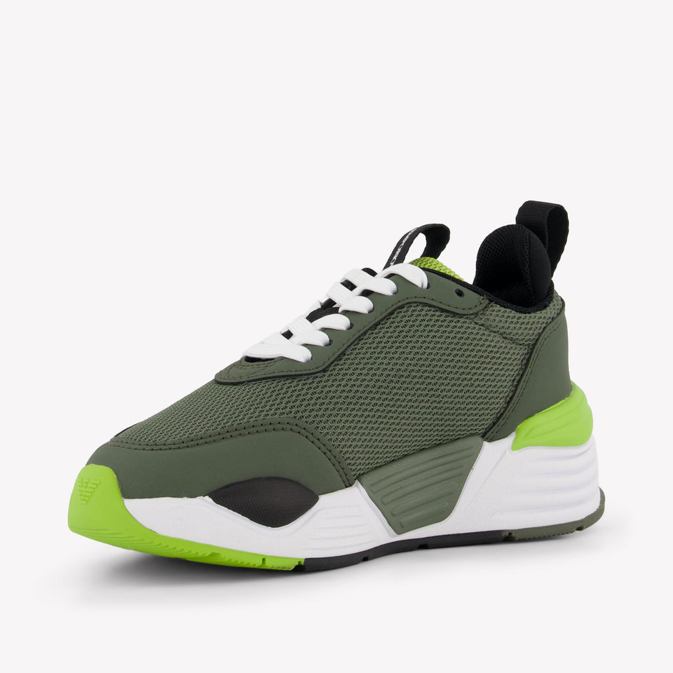 EA7 Boys Sneakers  Army