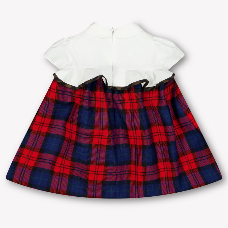 Fendi Baby Meisjes Jurk In Rood