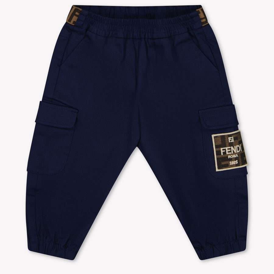 Fendi Baby Boys Trouser in Navy