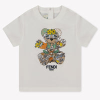 Fendi Baby Boys T-Shirt  White