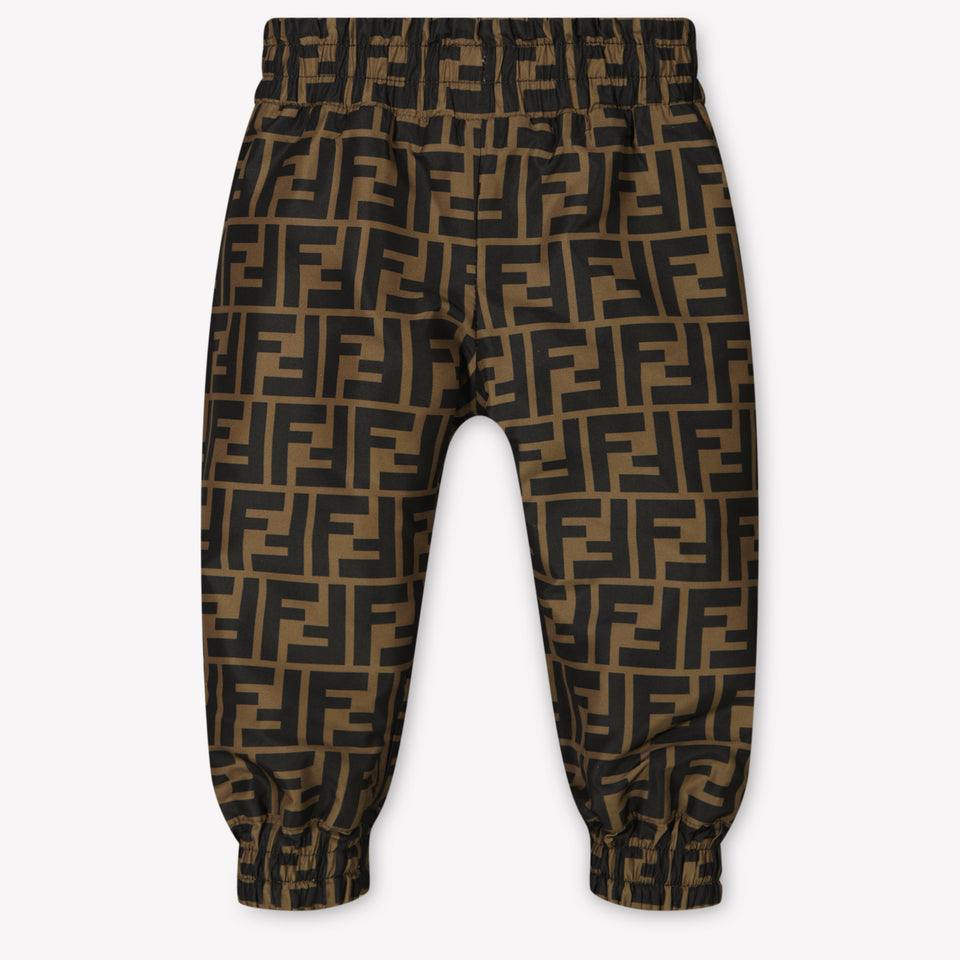 Fendi Baby Unisex Broek In Beige