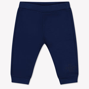 Fendi Baby Unisex Pants  Navy
