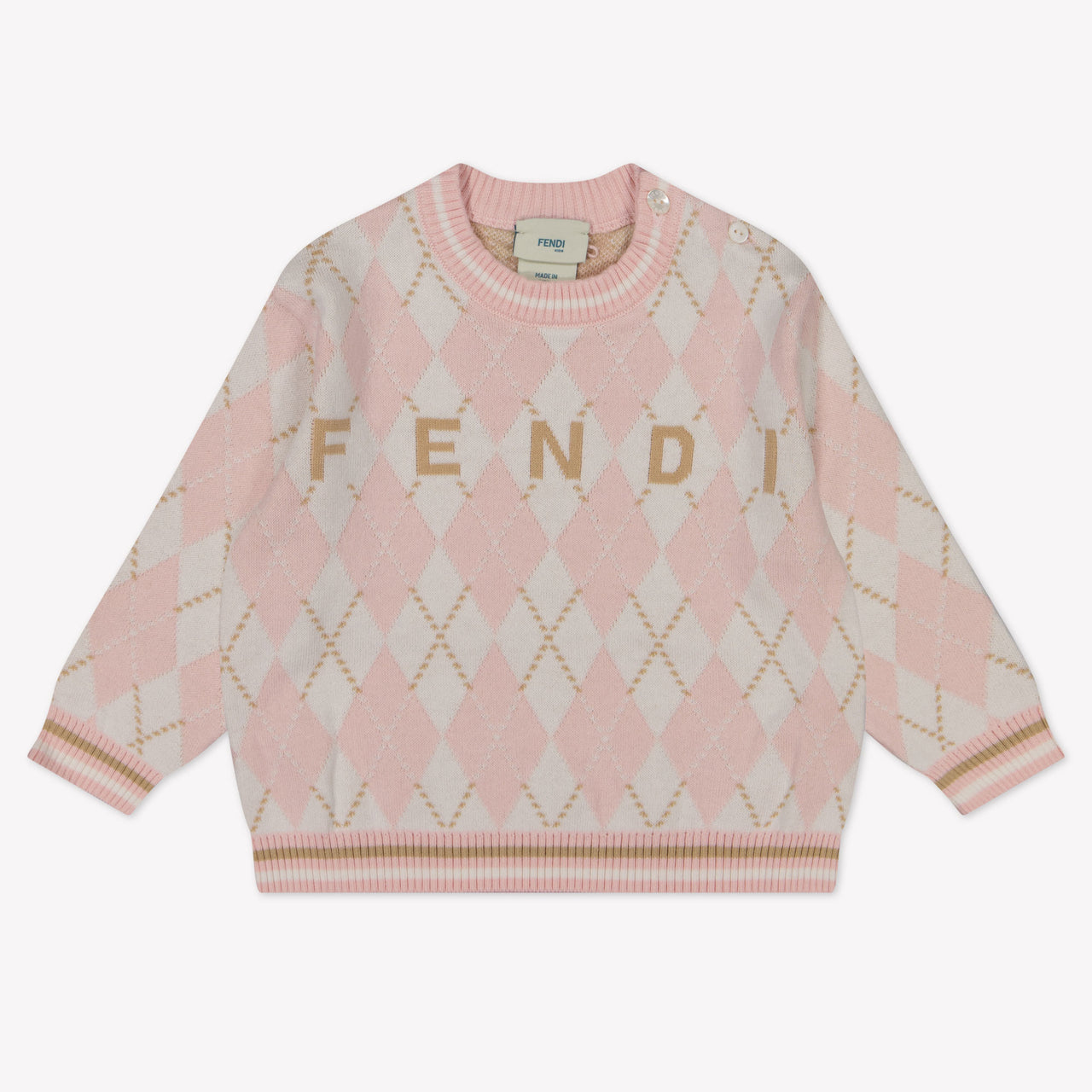Fendi Baby Unisex Sweater  Light Pink