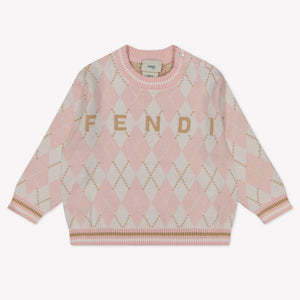 Fendi Baby Unisex Sweater  Light Pink