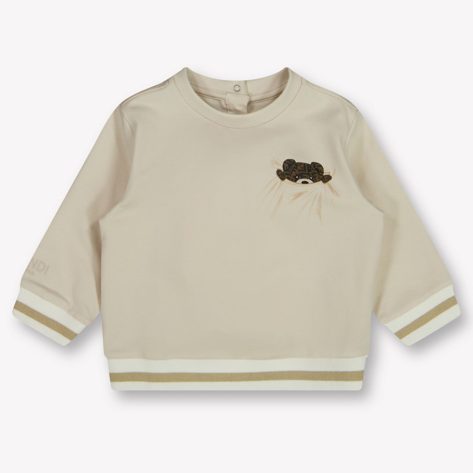 Fendi Baby Unisex Trui In Beige