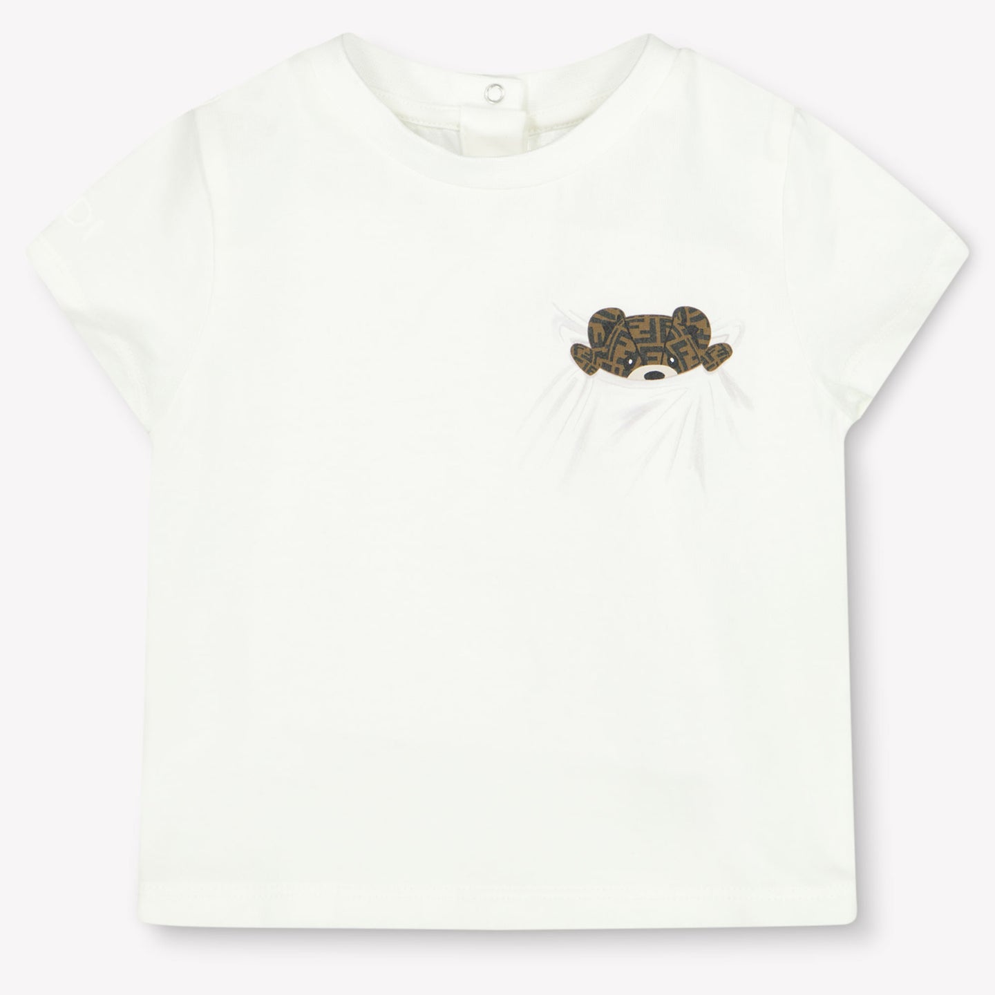 Fendi Baby Unisex T-Shirt  White