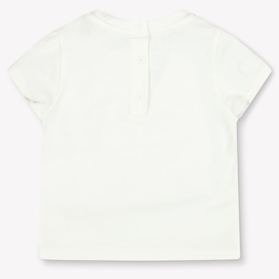 Fendi Baby Unisex T-Shirt  White