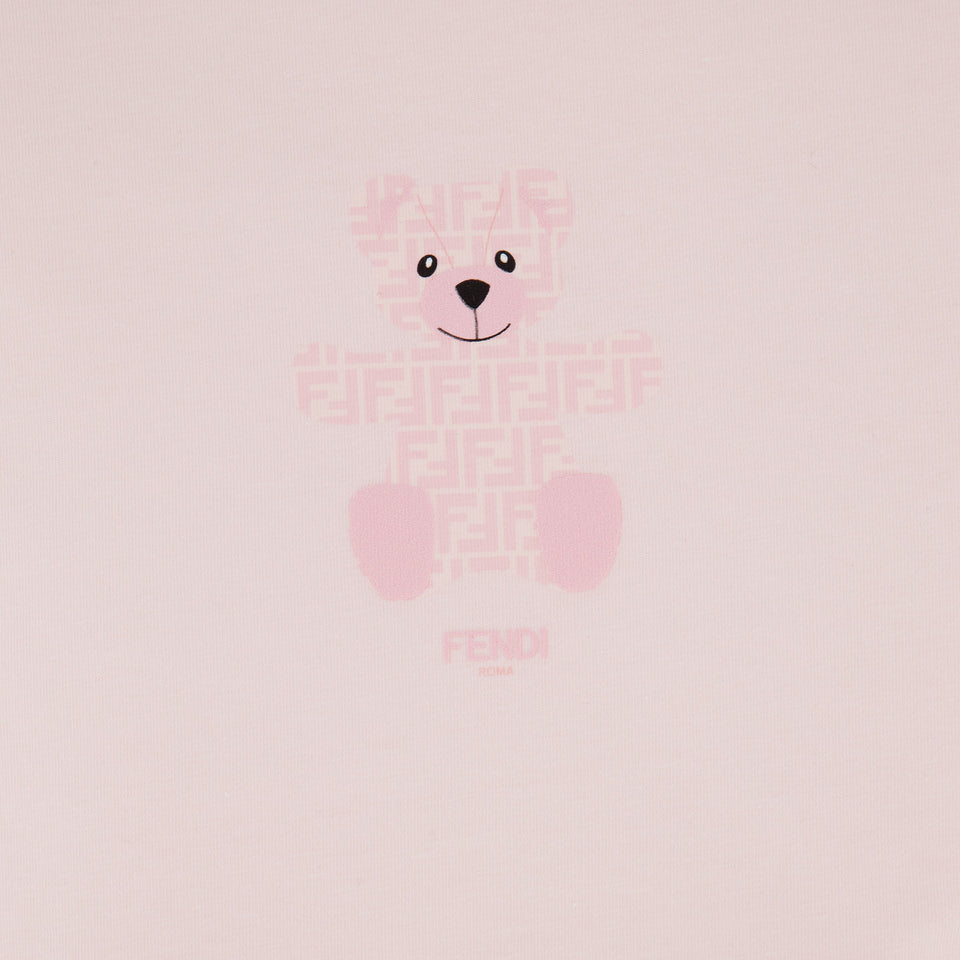 Fendi Baby Unisex Accessoire In Licht Roze