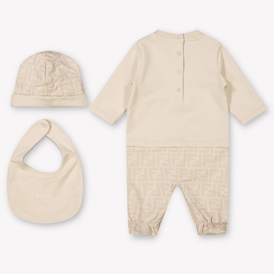 Fendi Baby Unisex Boxpakje In Beige