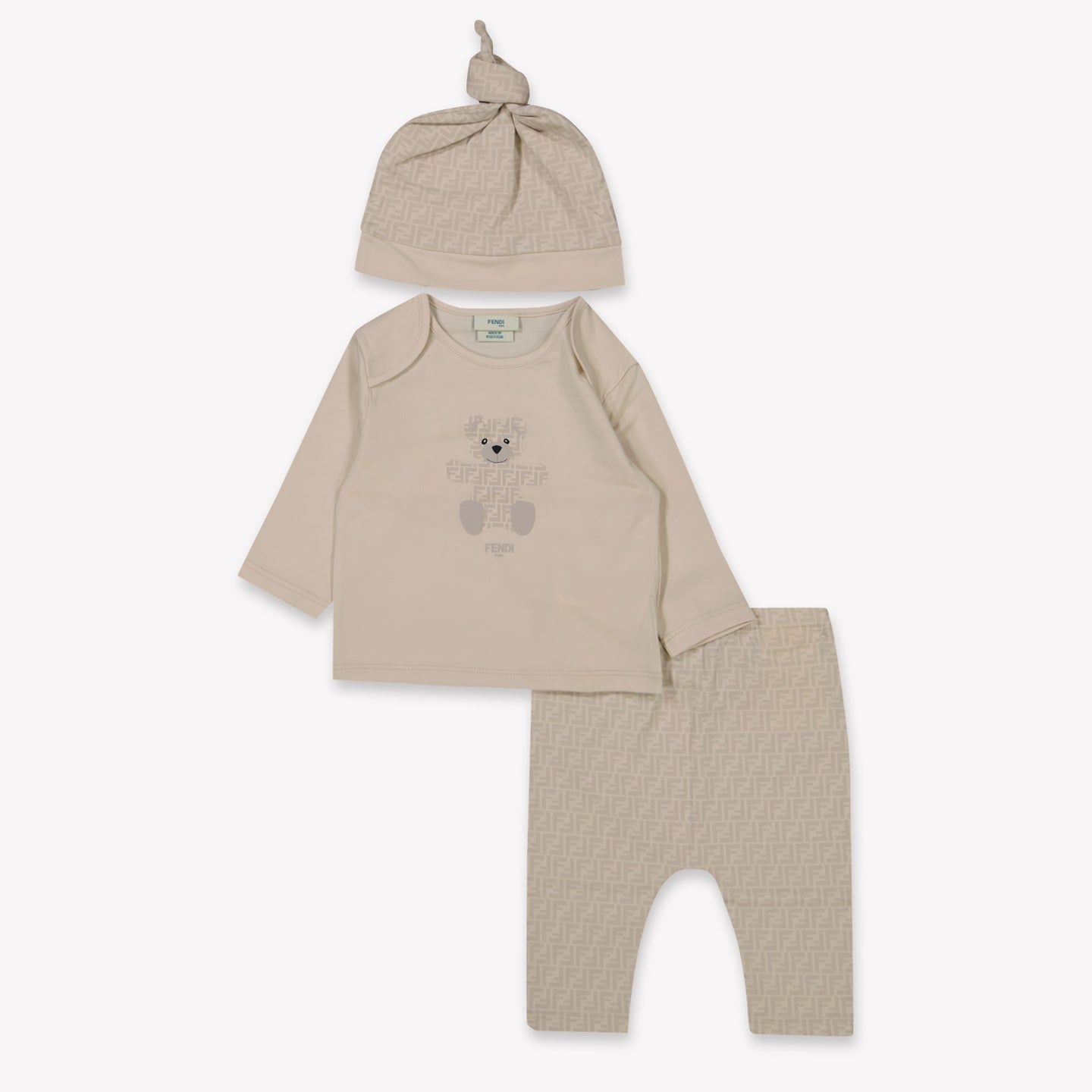 Fendi Baby Unisex Playsuit  Beige