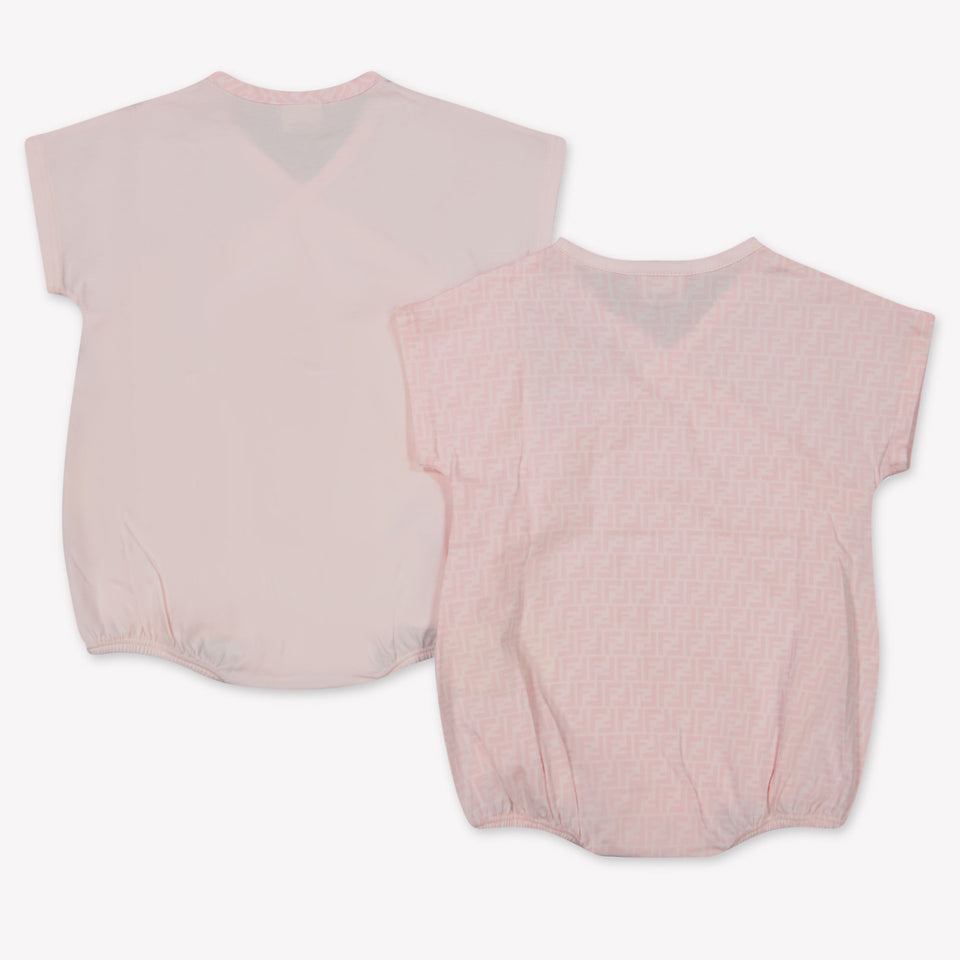 Fendi Baby Unisex Boxpakje In Licht Roze