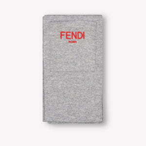 Fendi Baby Unisex Scarves  Gray