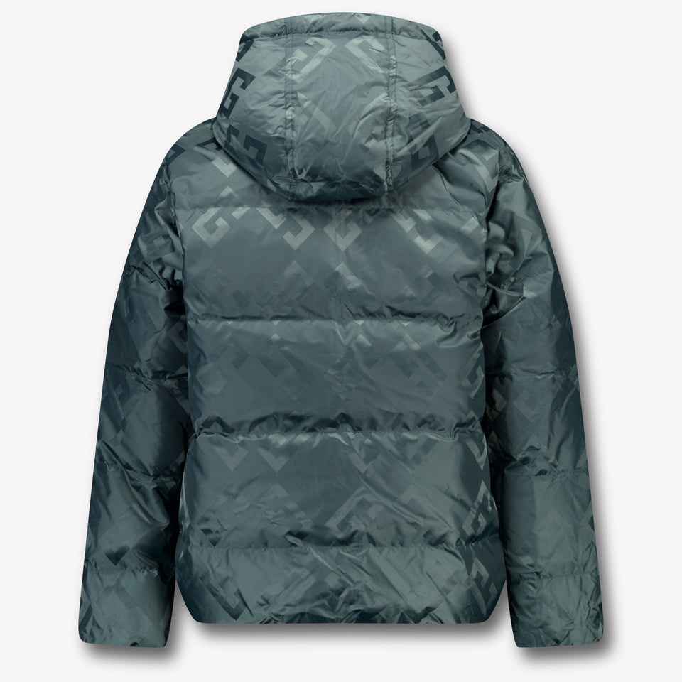 Givenchy Kinder Jongens Winterjas In Donker Groen