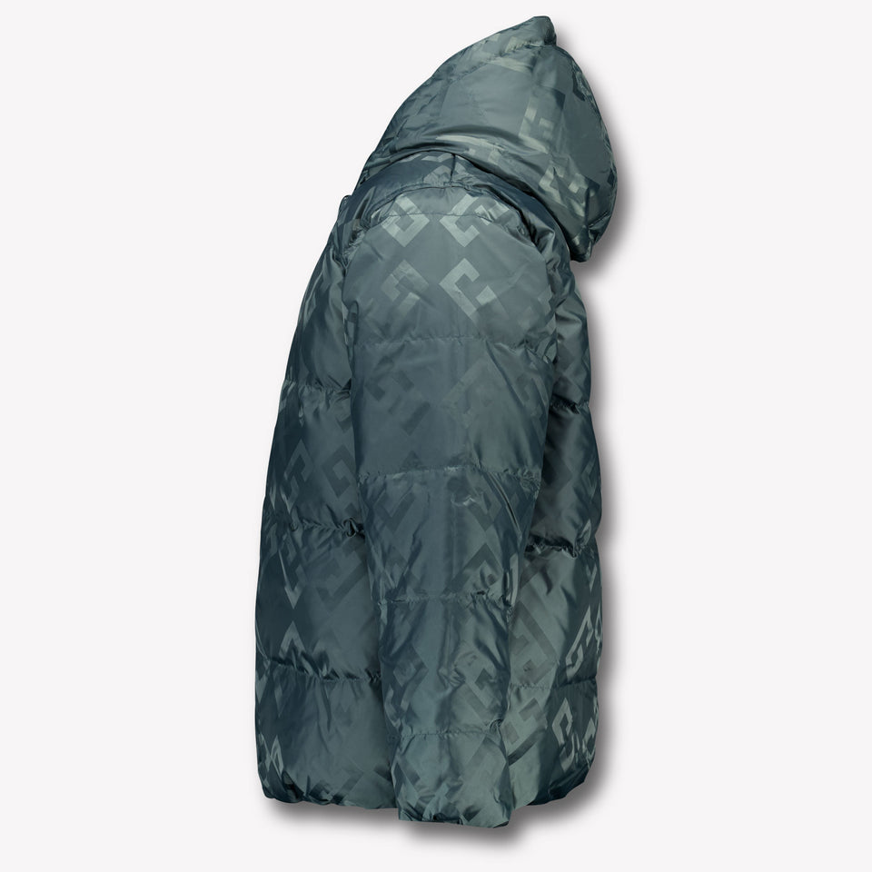 Givenchy Kinder Jongens Winterjas In Donker Groen