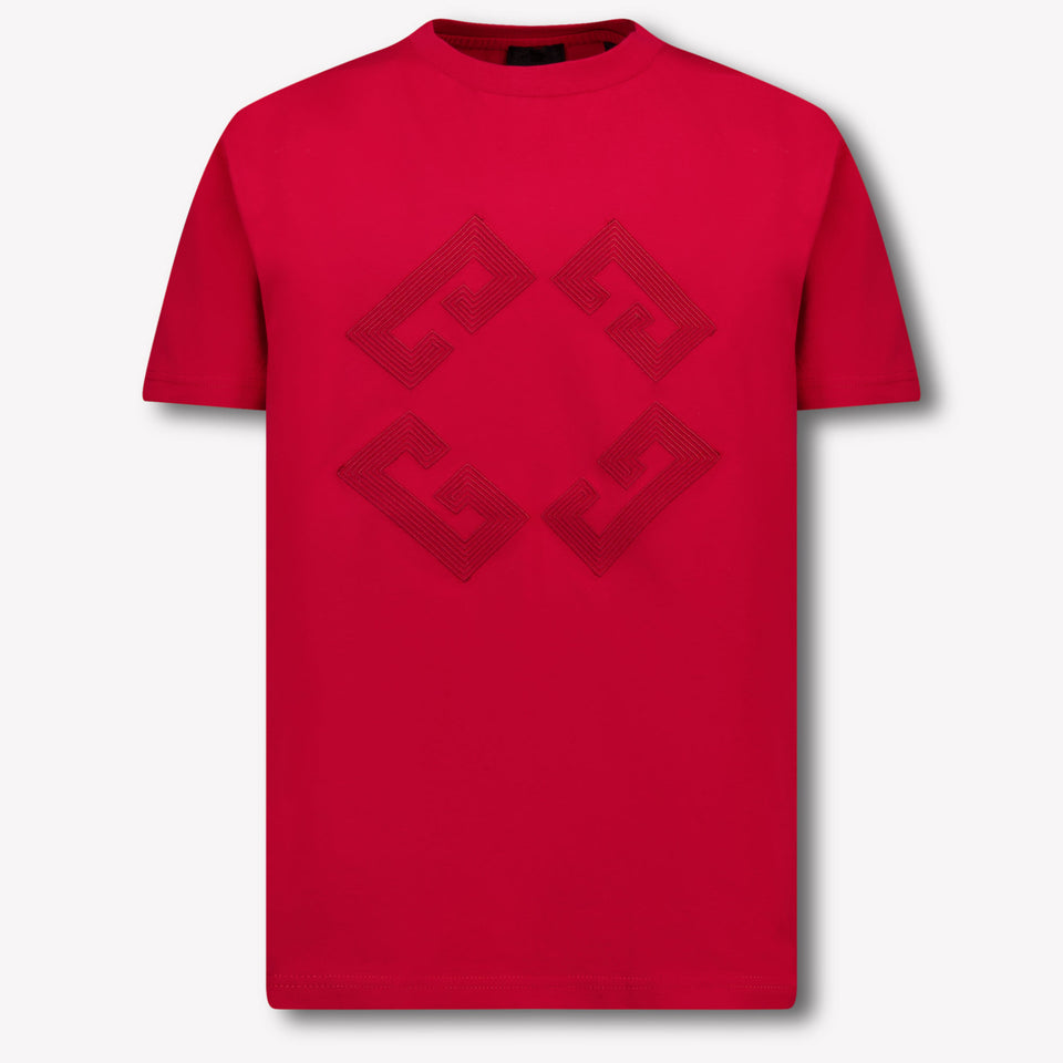 Givenchy Kids Boys  T-Shirt Red
