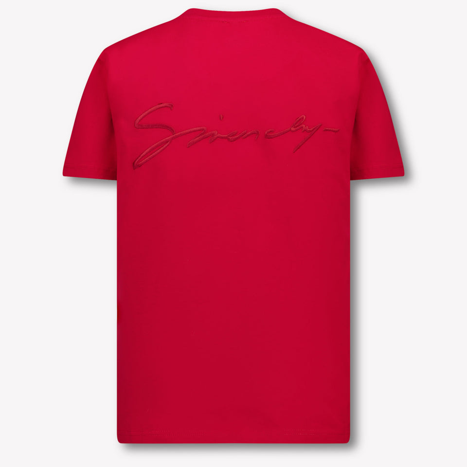 Givenchy Kids Boys  T-Shirt Red