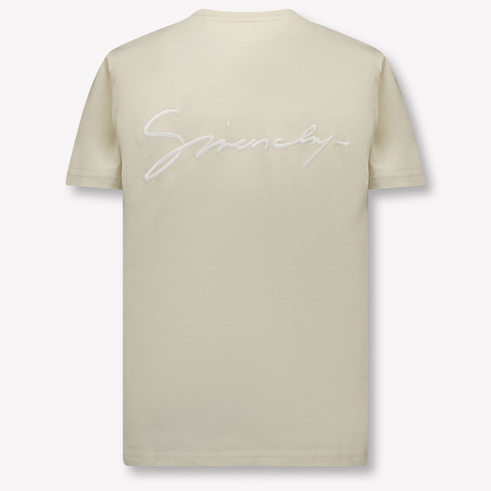 Givenchy Kids Boys  T-Shirt Beige